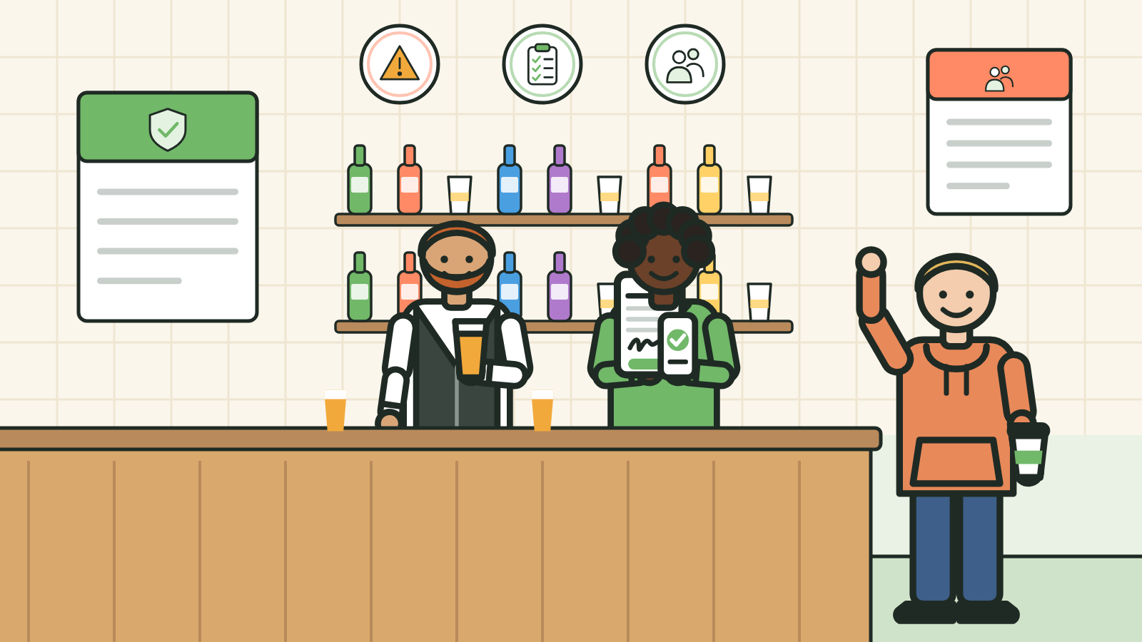 Bar staff, a manager with a harassment policy and a notice for customers: the all reasonable steps sexual harassment duty